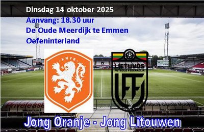 jong oranje - jong litouwewn